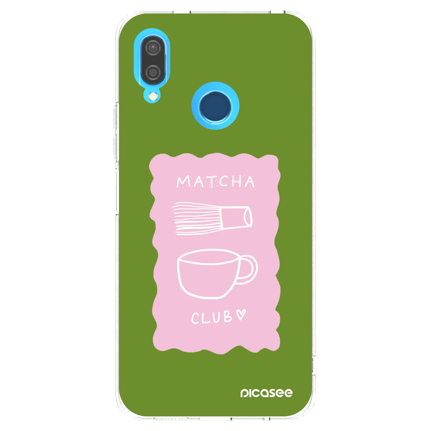 Picasee silikonski prozorni ovitek za Huawei P20 Lite - Matcha club