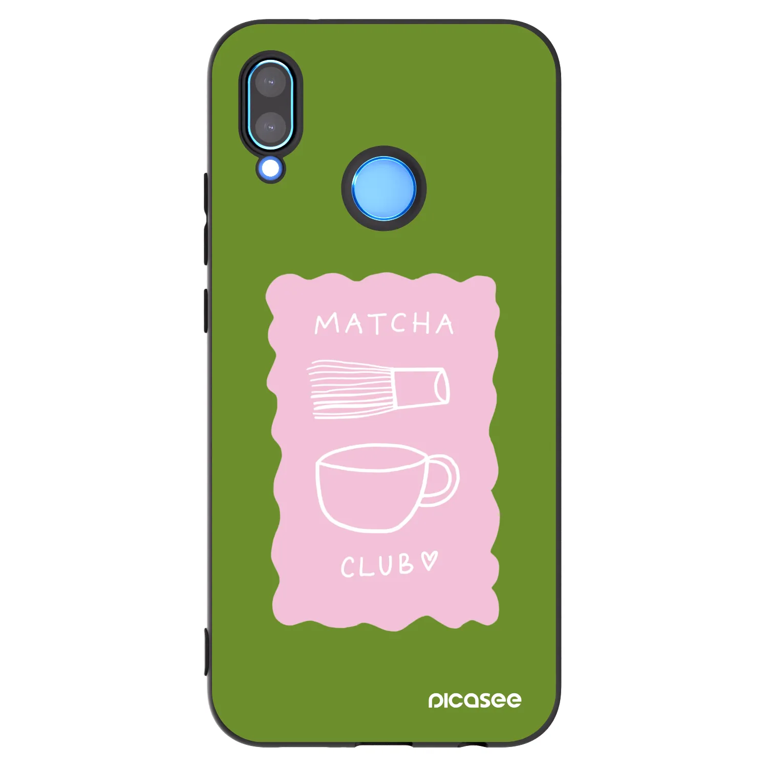 Picasee silikonski črni ovitek za Huawei P20 Lite - Matcha club