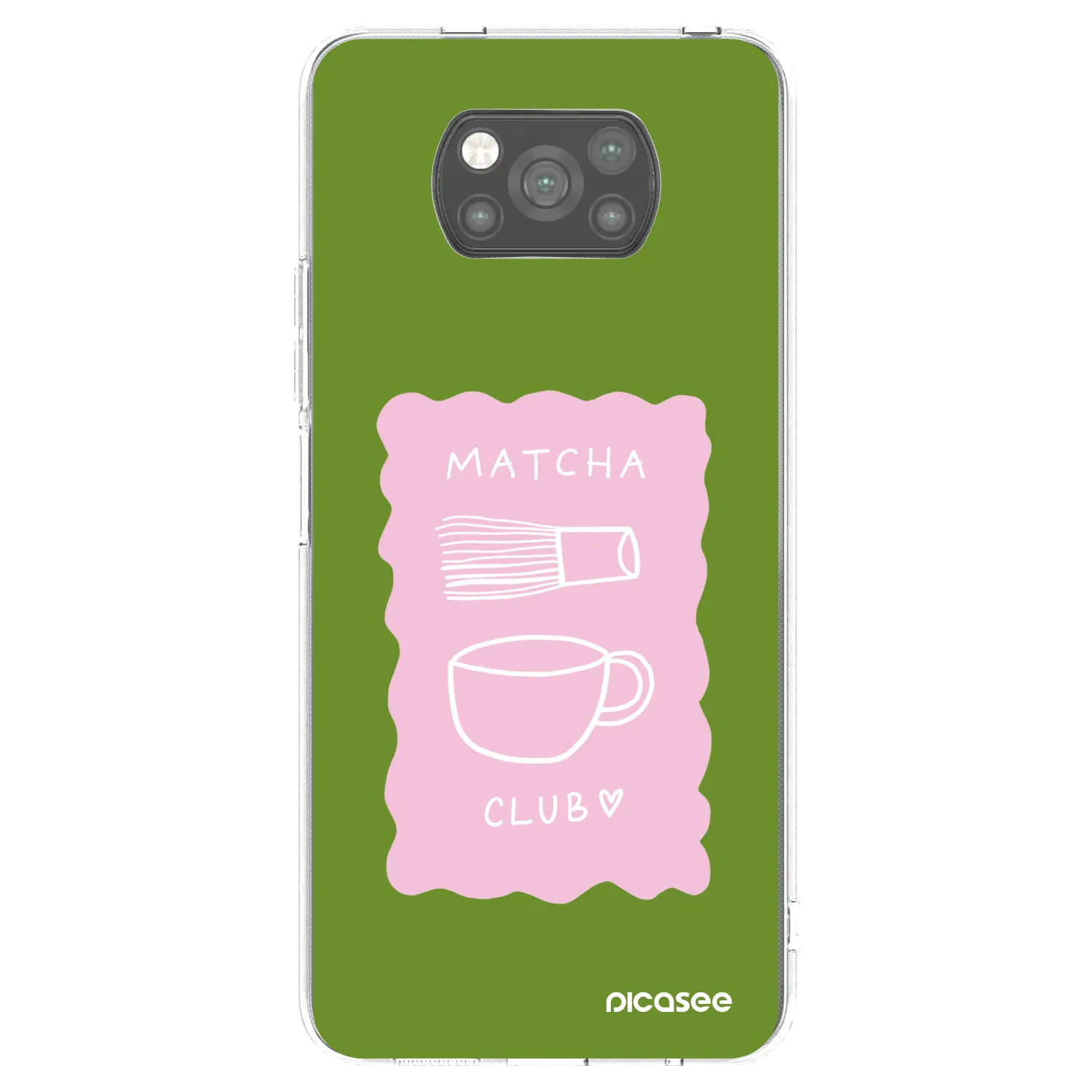 Picasee silikonski črni ovitek za Xiaomi Poco X3 Pro - Matcha club