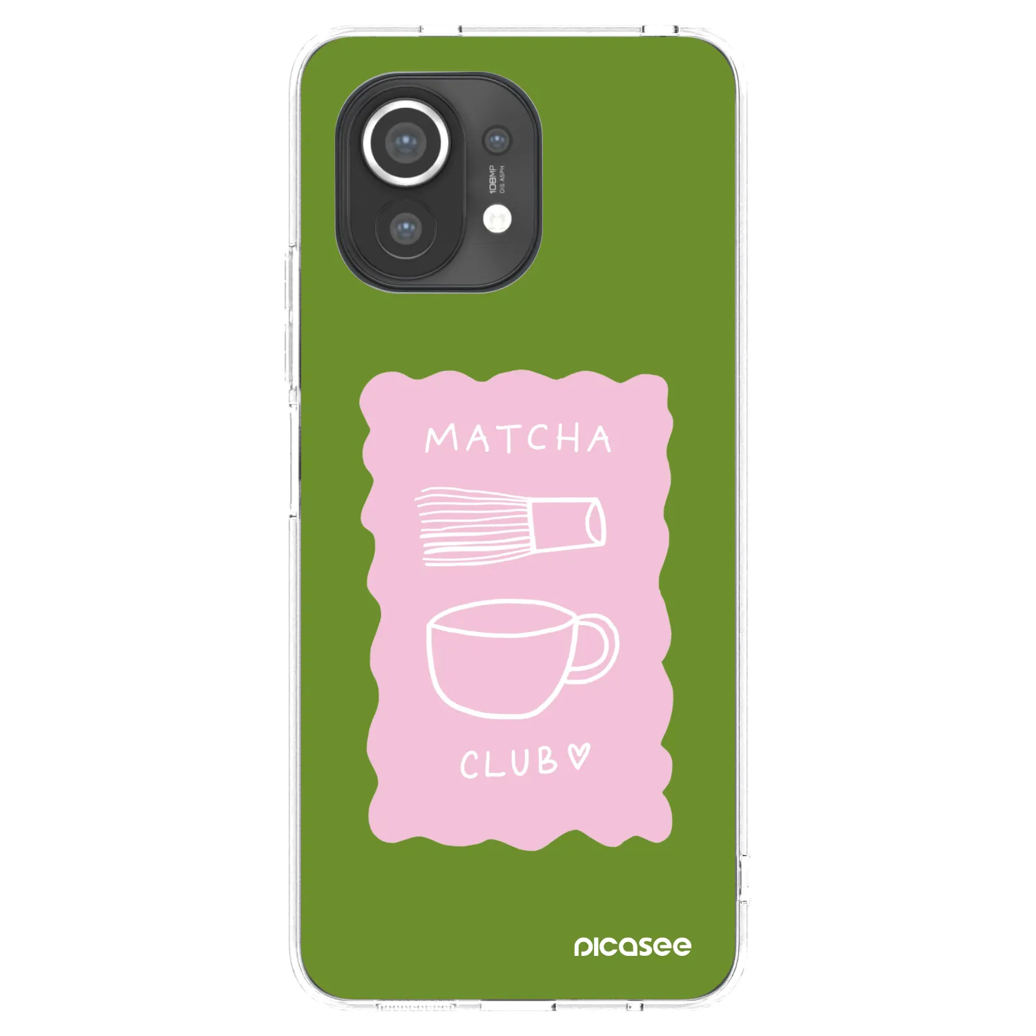 Picasee silikonski prozorni ovitek za Xiaomi Mi 11 - Matcha club