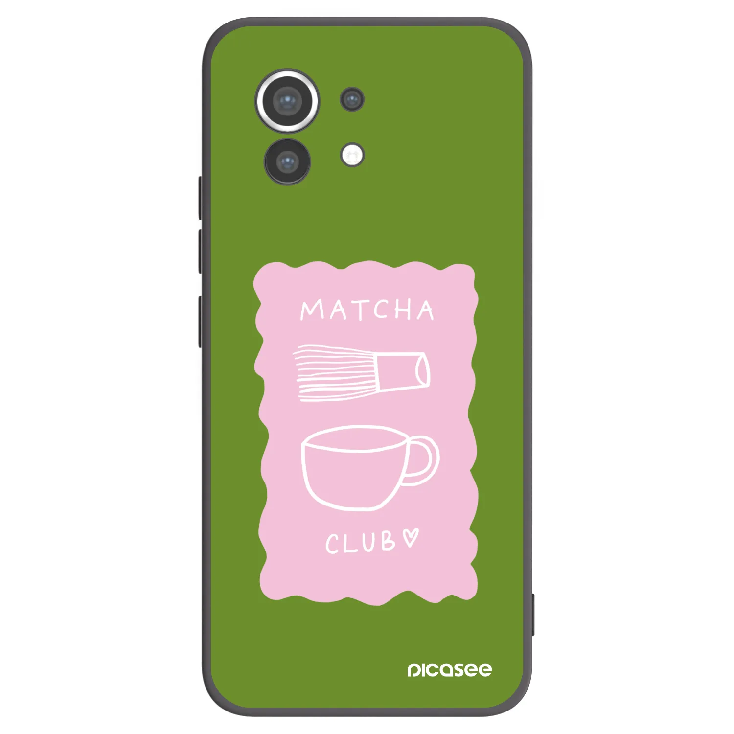 Picasee silikonski črni ovitek za Xiaomi Mi 11 - Matcha club