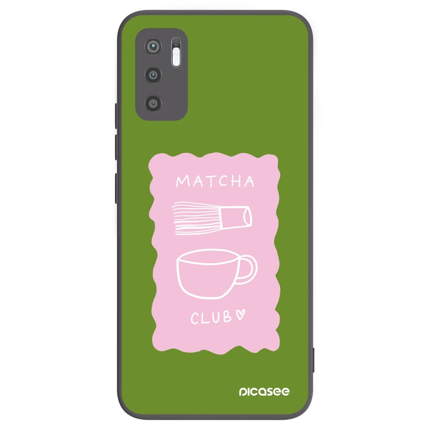Picasee silikonski črni ovitek za Xiaomi Redmi Note 10 5G - Matcha club
