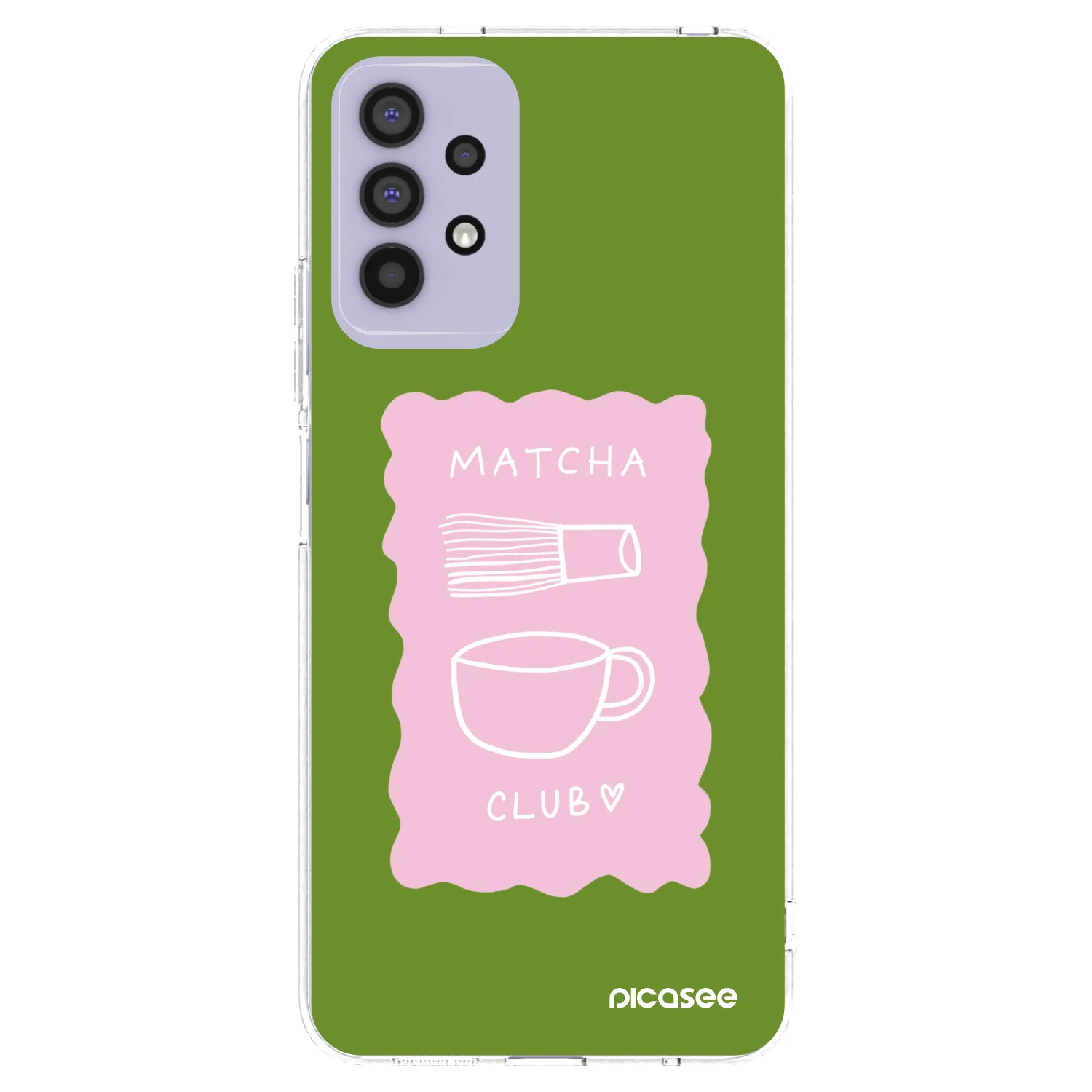 Picasee silikonski prozorni ovitek za Samsung Galaxy A32 4G SM-A325F - Matcha club