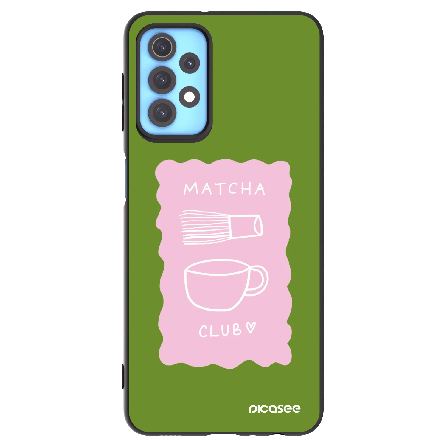 Picasee silikonski črni ovitek za Samsung Galaxy A32 4G SM-A325F - Matcha club