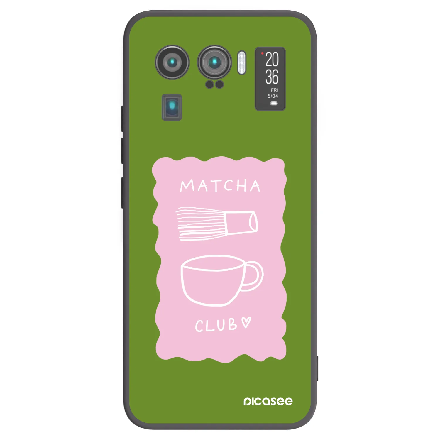 Picasee silikonski črni ovitek za Xiaomi Mi 11 Ultra - Matcha club