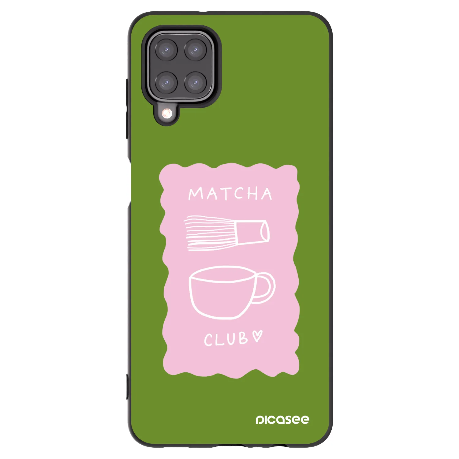Picasee silikonski črni ovitek za Samsung Galaxy M12 M127F - Matcha club