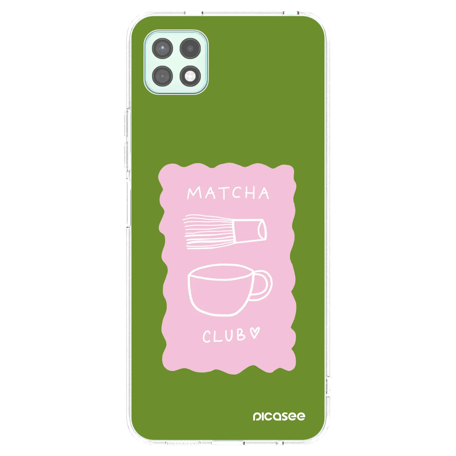 Picasee silikonski prozorni ovitek za Samsung Galaxy A22 A226B 5G - Matcha club