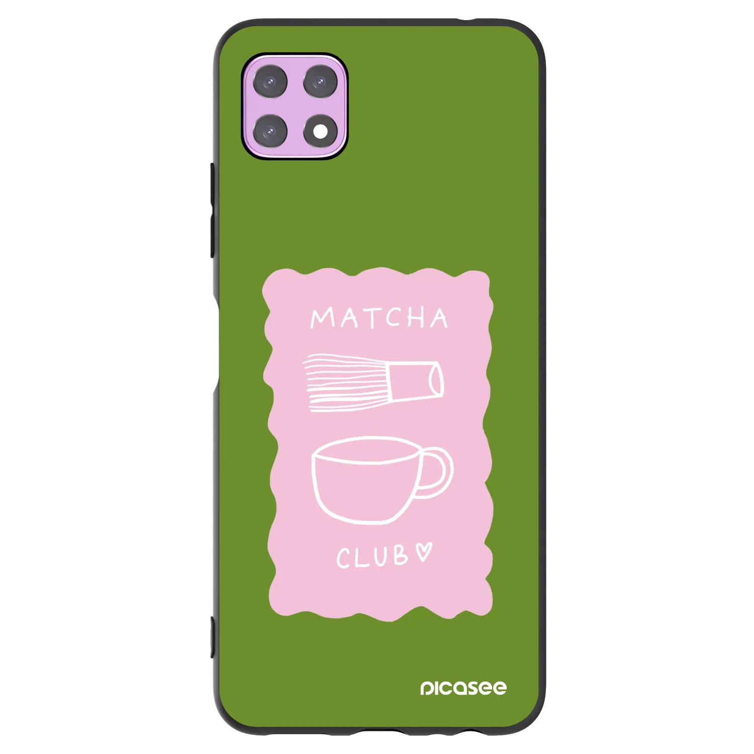 Picasee silikonski črni ovitek za Samsung Galaxy A22 A226B 5G - Matcha club