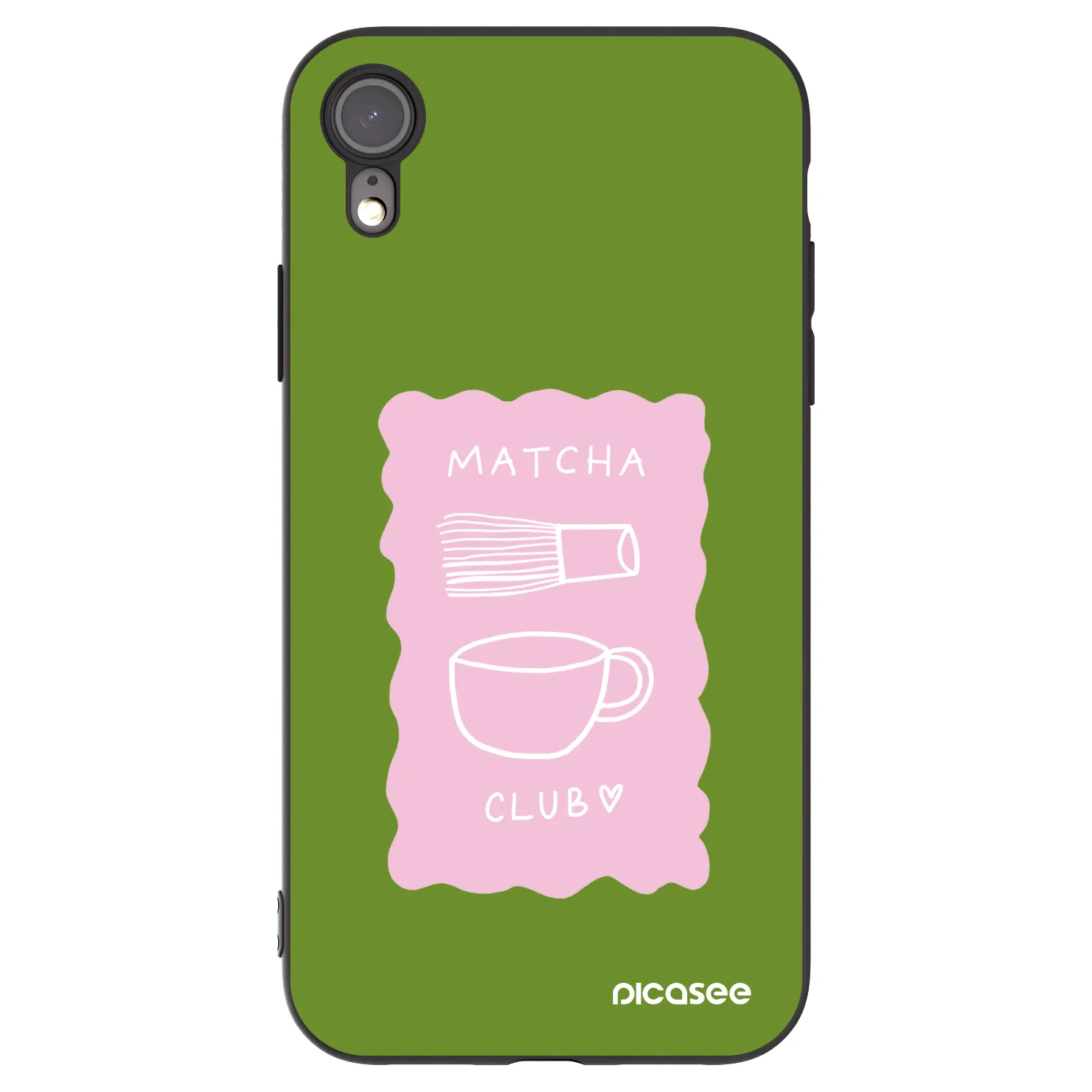 Picasee silikonski črni ovitek za Apple iPhone 6 Plus/6S Plus - Matcha club
