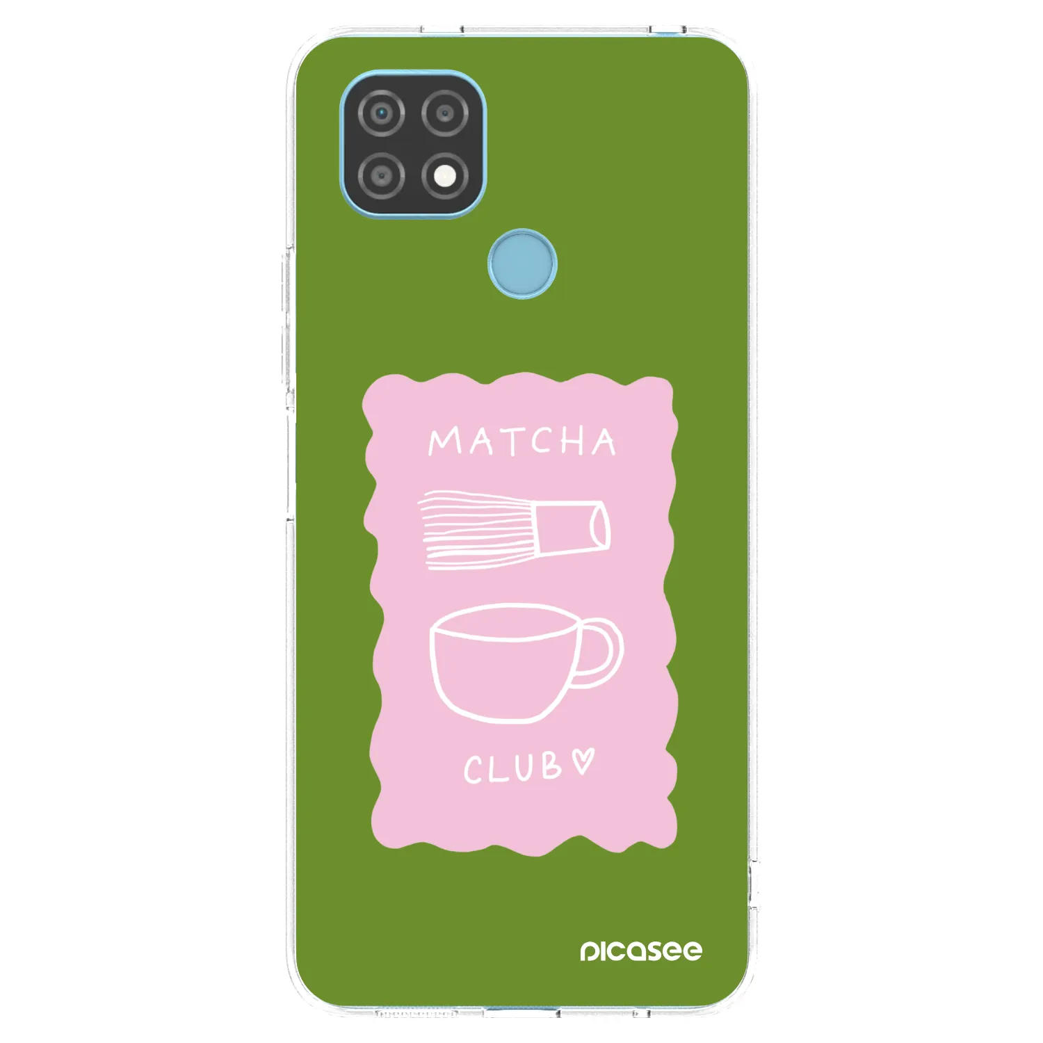 Picasee silikonski prozorni ovitek za Realme C21 - Matcha club