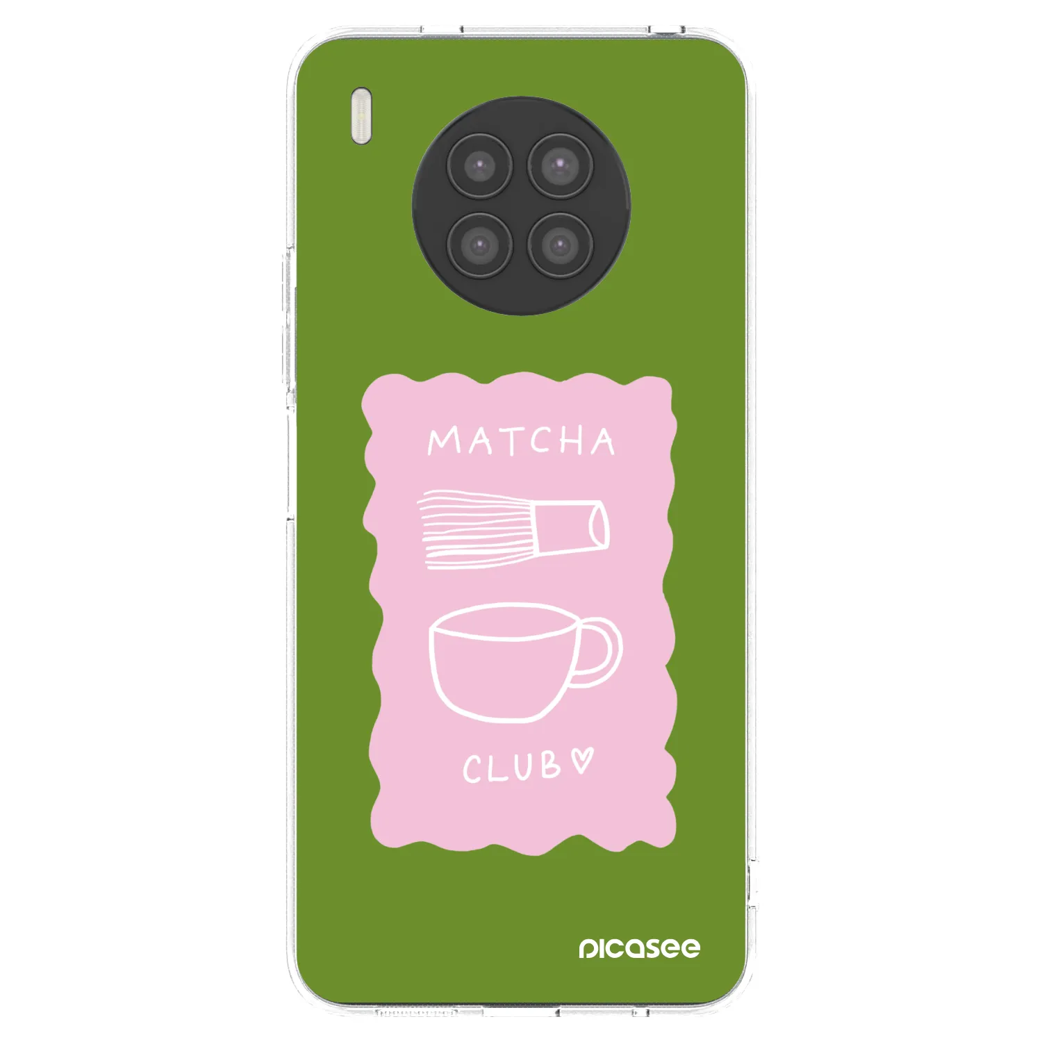 Picasee silikonski prozorni ovitek za Huawei Nova 8i - Matcha club