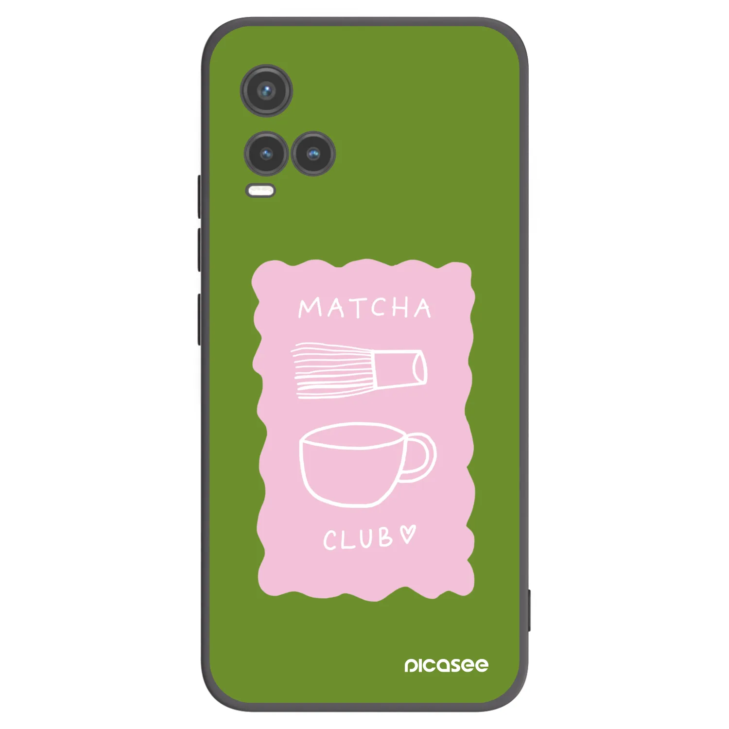 Picasee silikonski črni ovitek za Vivo Y33s - Matcha club
