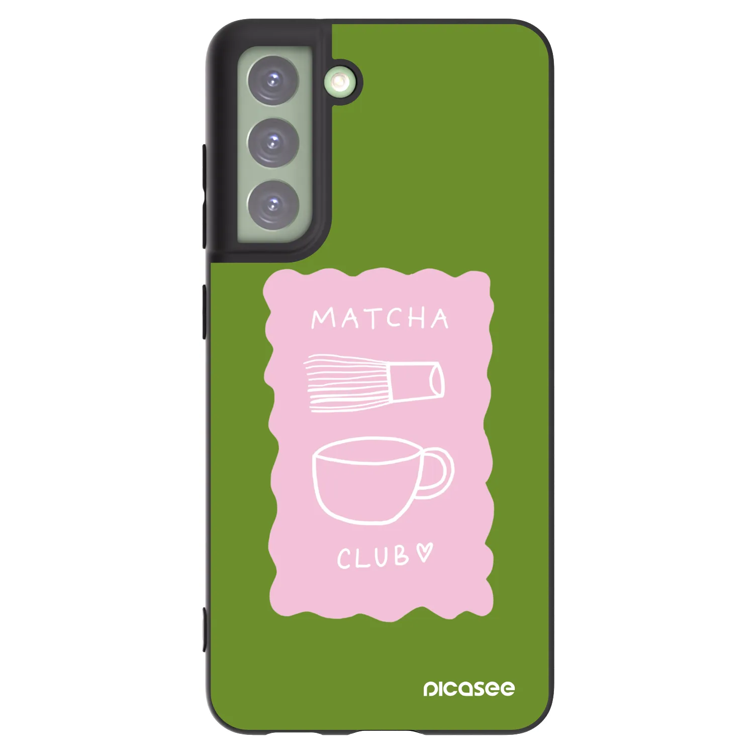 Picasee silikonski črni ovitek za Samsung Galaxy S21 FE 5G - Matcha club