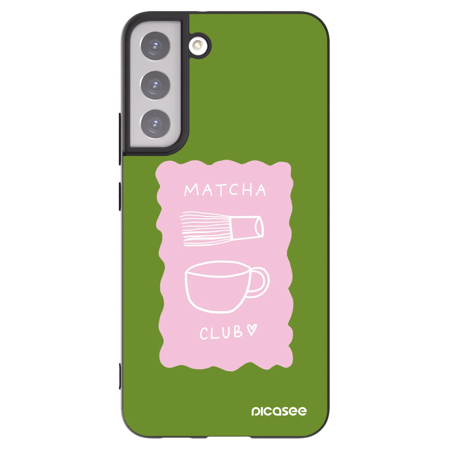 Picasee silikonski črni ovitek za Samsung Galaxy S22+ 5G - Matcha club