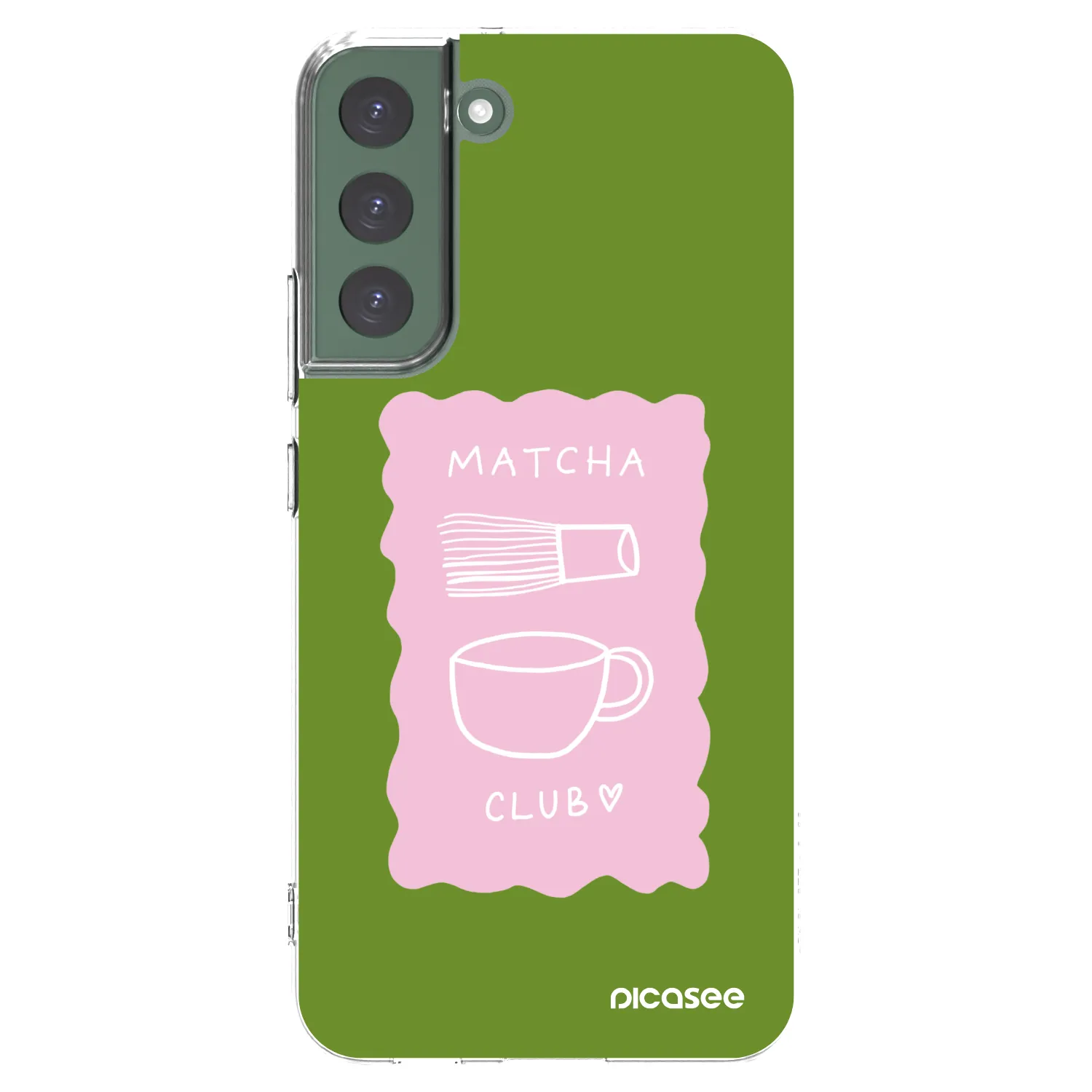 Picasee silikonski prozorni ovitek za Samsung Galaxy S22+ 5G - Matcha club