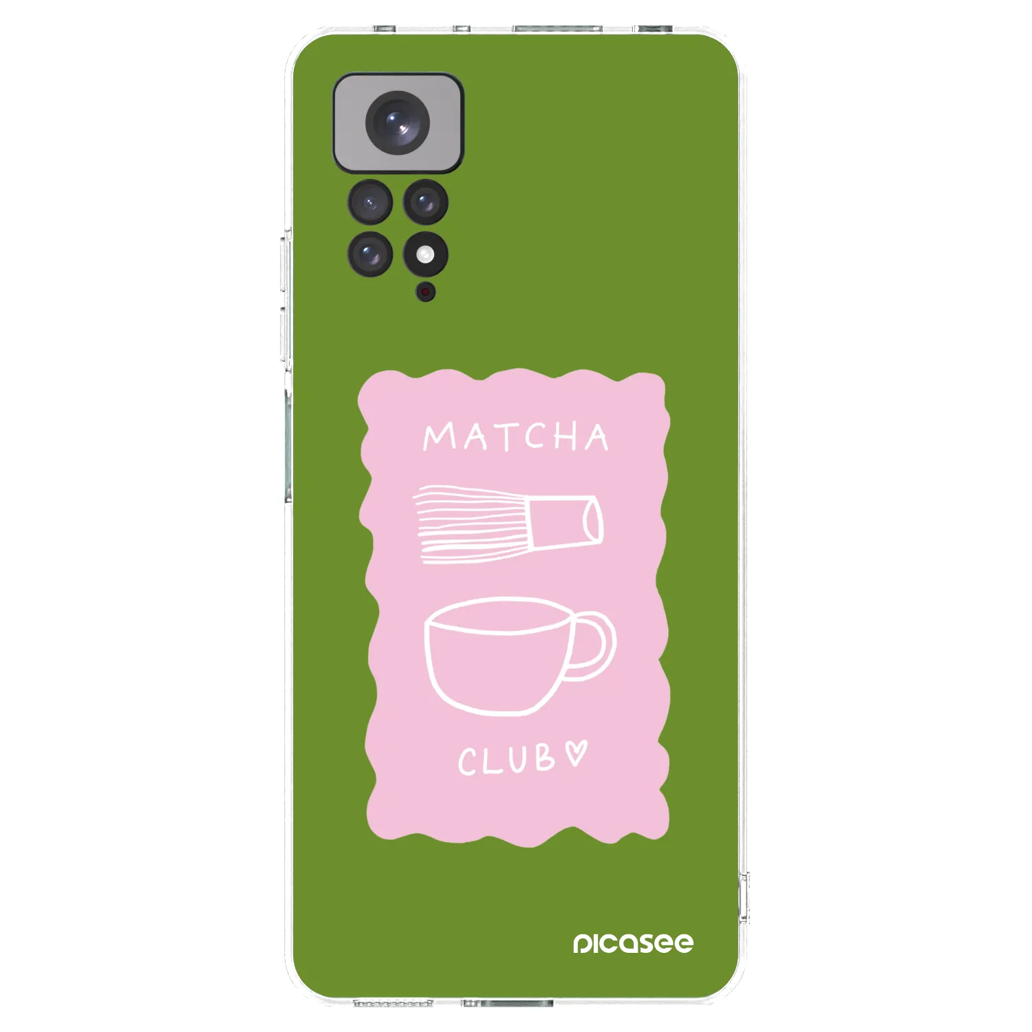 Picasee silikonski prozorni ovitek za Xiaomi Redmi Note 11 - Matcha club