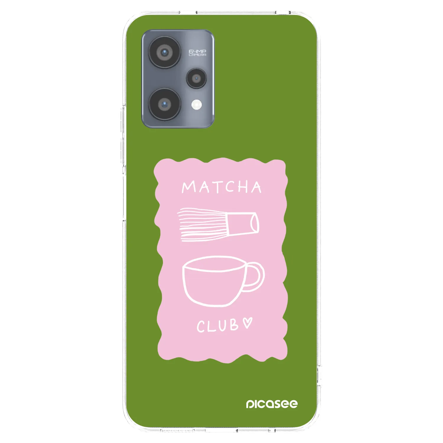 Picasee silikonski prozorni ovitek za Realme 9 Pro 5G - Matcha club