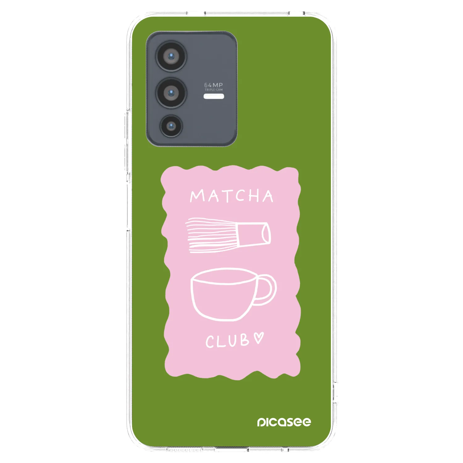 Picasee silikonski prozorni ovitek za Vivo V23 5G - Matcha club
