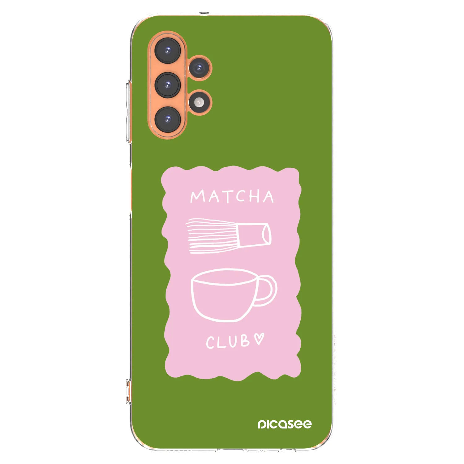 Picasee silikonski prozorni ovitek za Samsung Galaxy A13 4G A135 - Matcha club