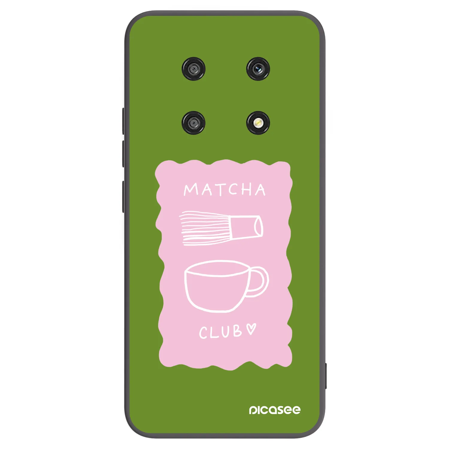 Picasee silikonski črni ovitek za Honor Magic4 Lite 5G - Matcha club