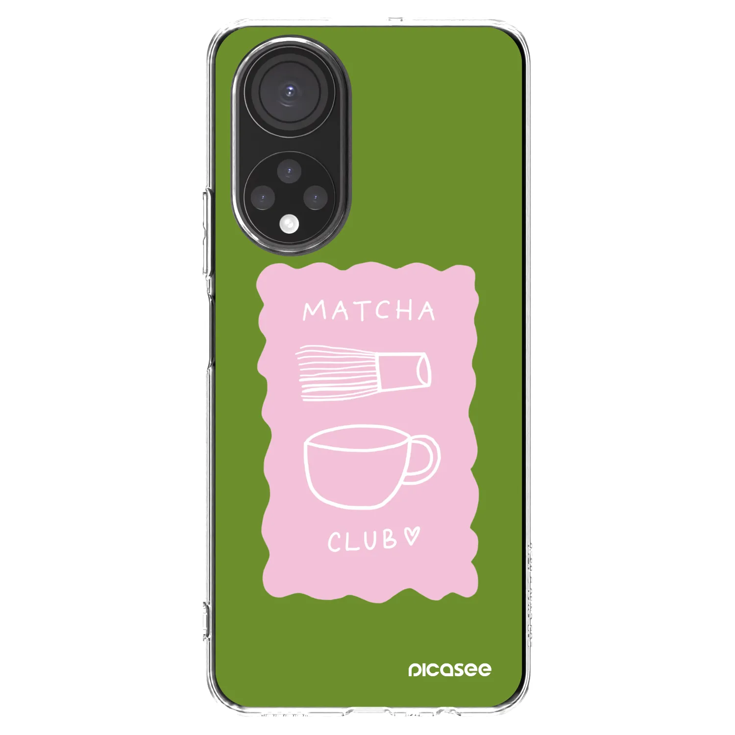 Picasee silikonski prozorni ovitek za Honor X7 - Matcha club