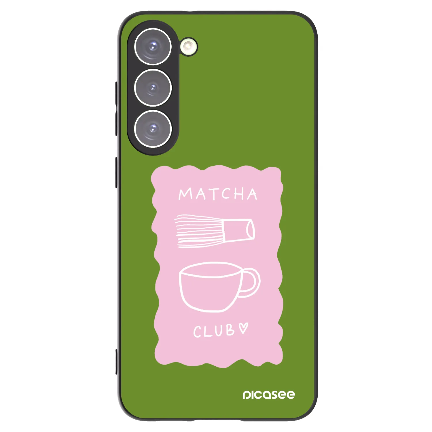 Picasee silikonski črni ovitek za Samsung Galaxy S23+ 5G - Matcha club