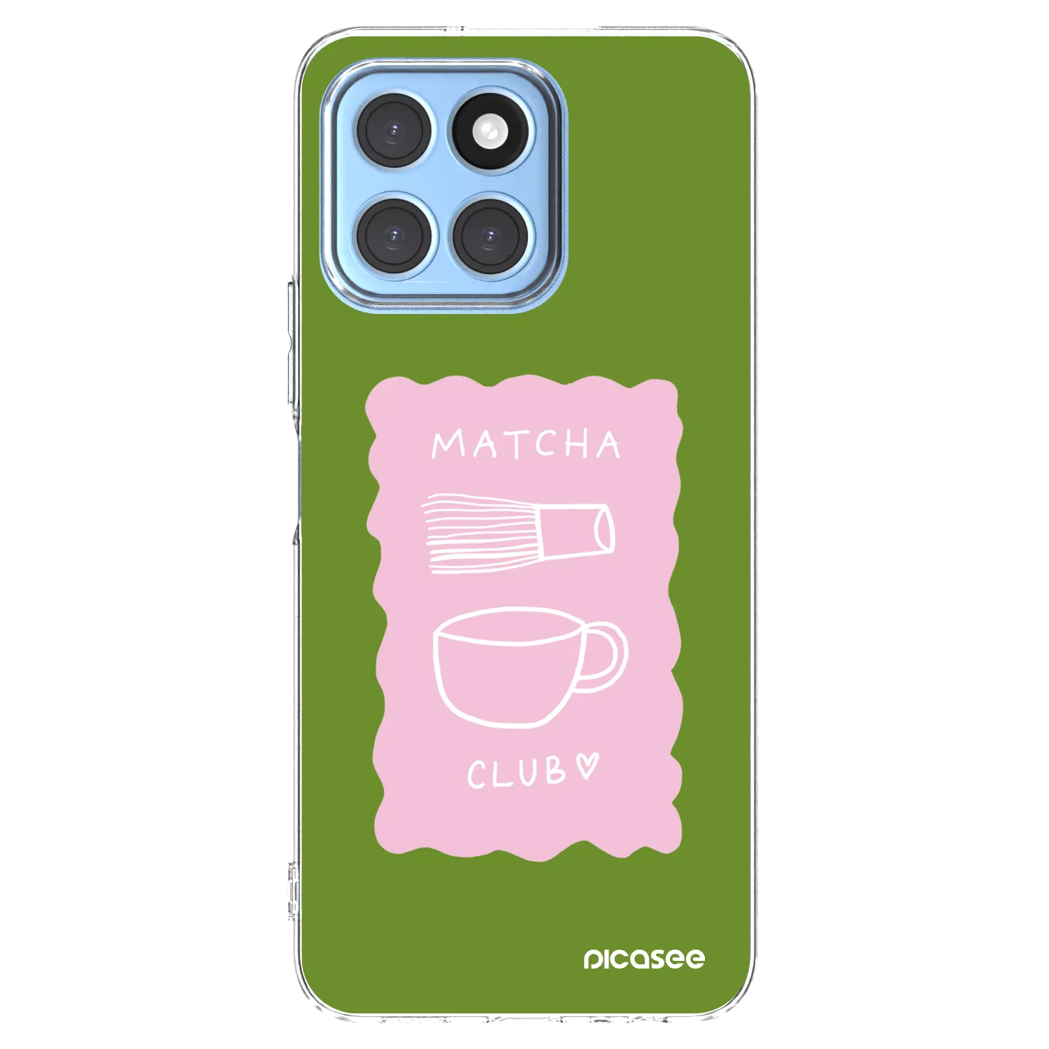 Picasee silikonski prozorni ovitek za Honor X8 5G - Matcha club