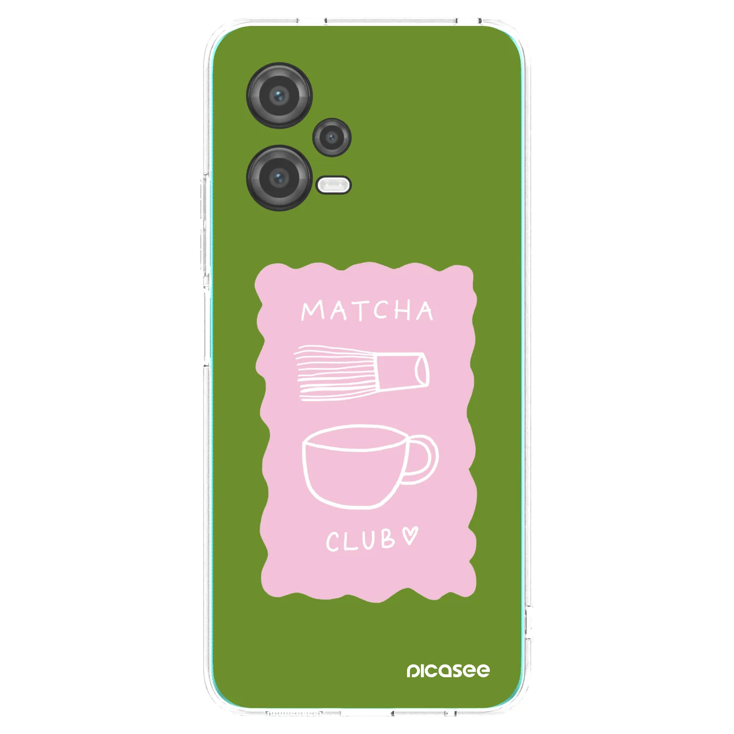 Picasee silikonski prozorni ovitek za Xiaomi Poco X5 - Matcha club