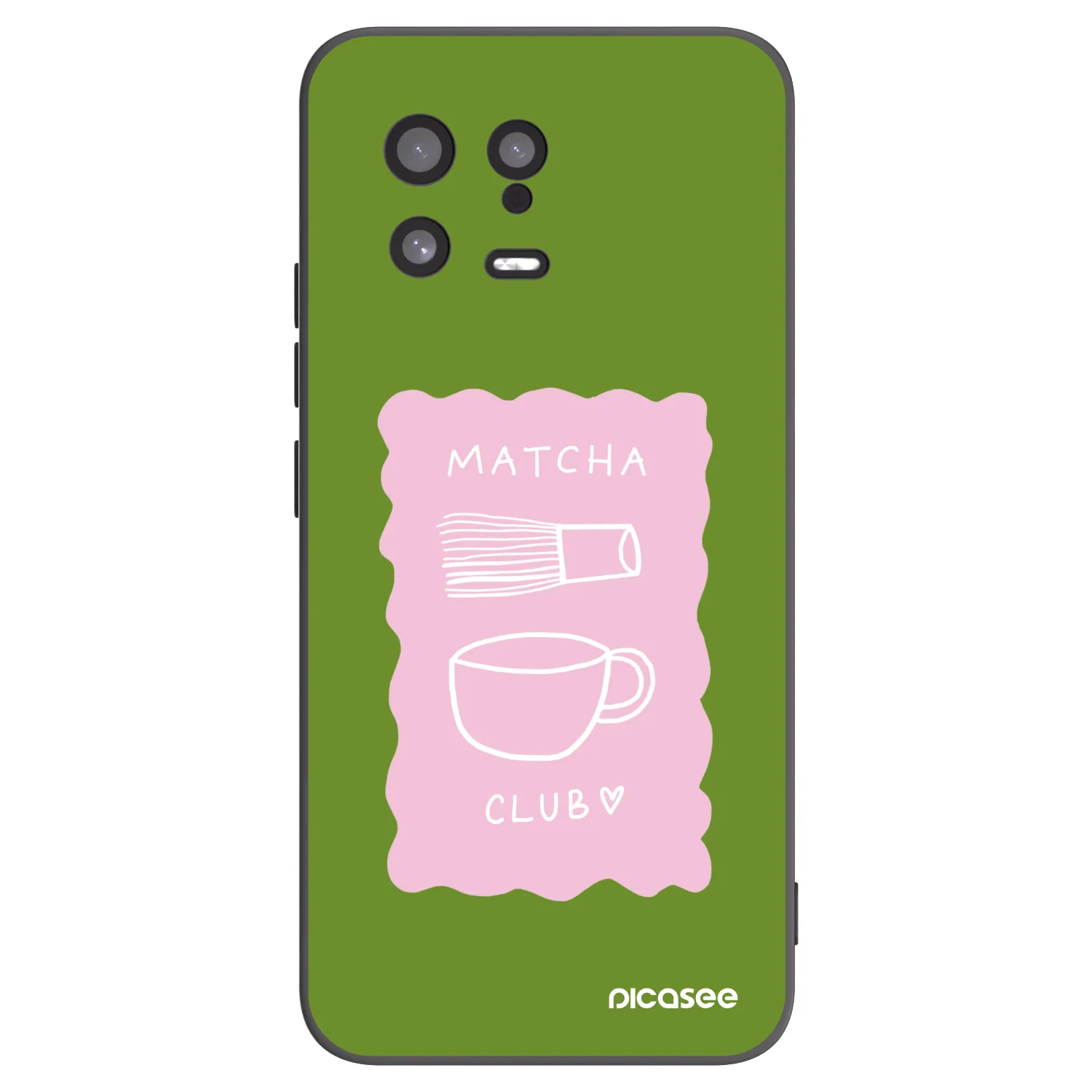 Picasee silikonski črni ovitek za Xiaomi 13 - Matcha club