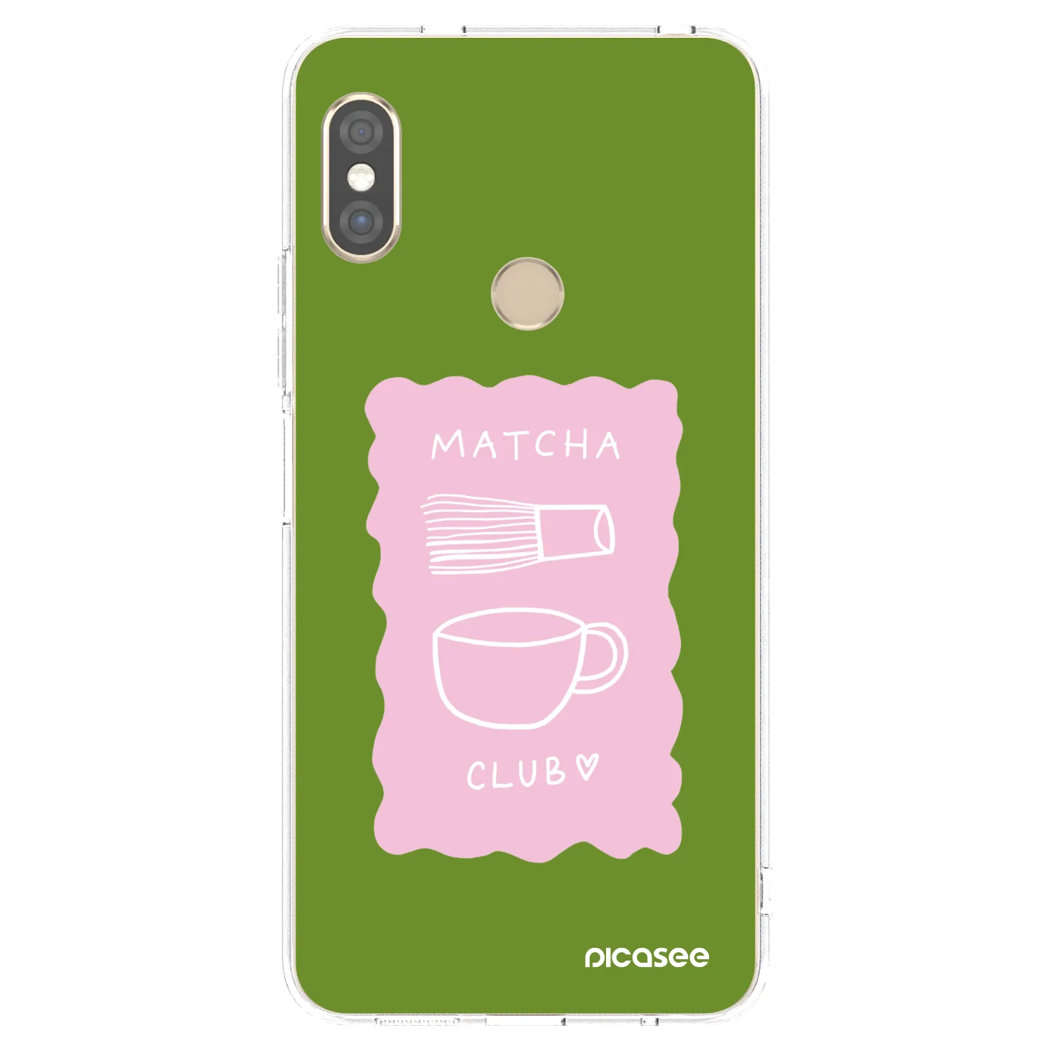 Picasee silikonski prozorni ovitek za Xiaomi Redmi Note 5 Global - Matcha club