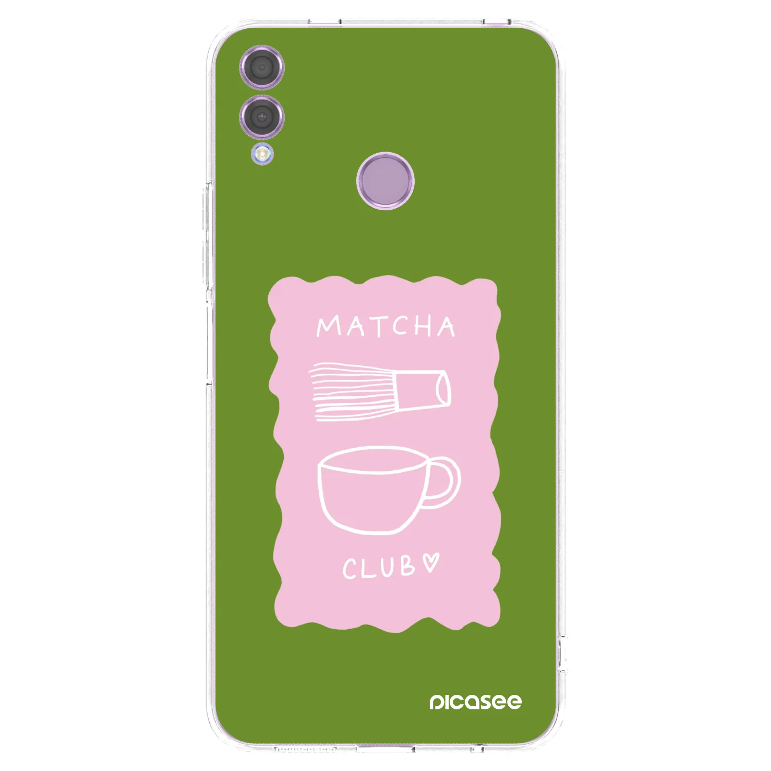 Picasee silikonski prozorni ovitek za Honor 8X - Matcha club