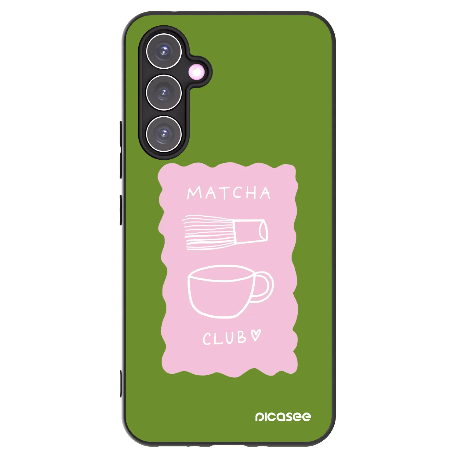 Picasee silikonski črni ovitek za Samsung Galaxy A54 5G A546B - Matcha club