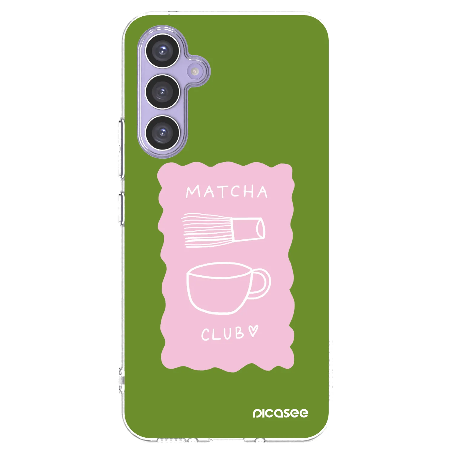 Picasee silikonski prozorni ovitek za Samsung Galaxy A54 5G A546B - Matcha club