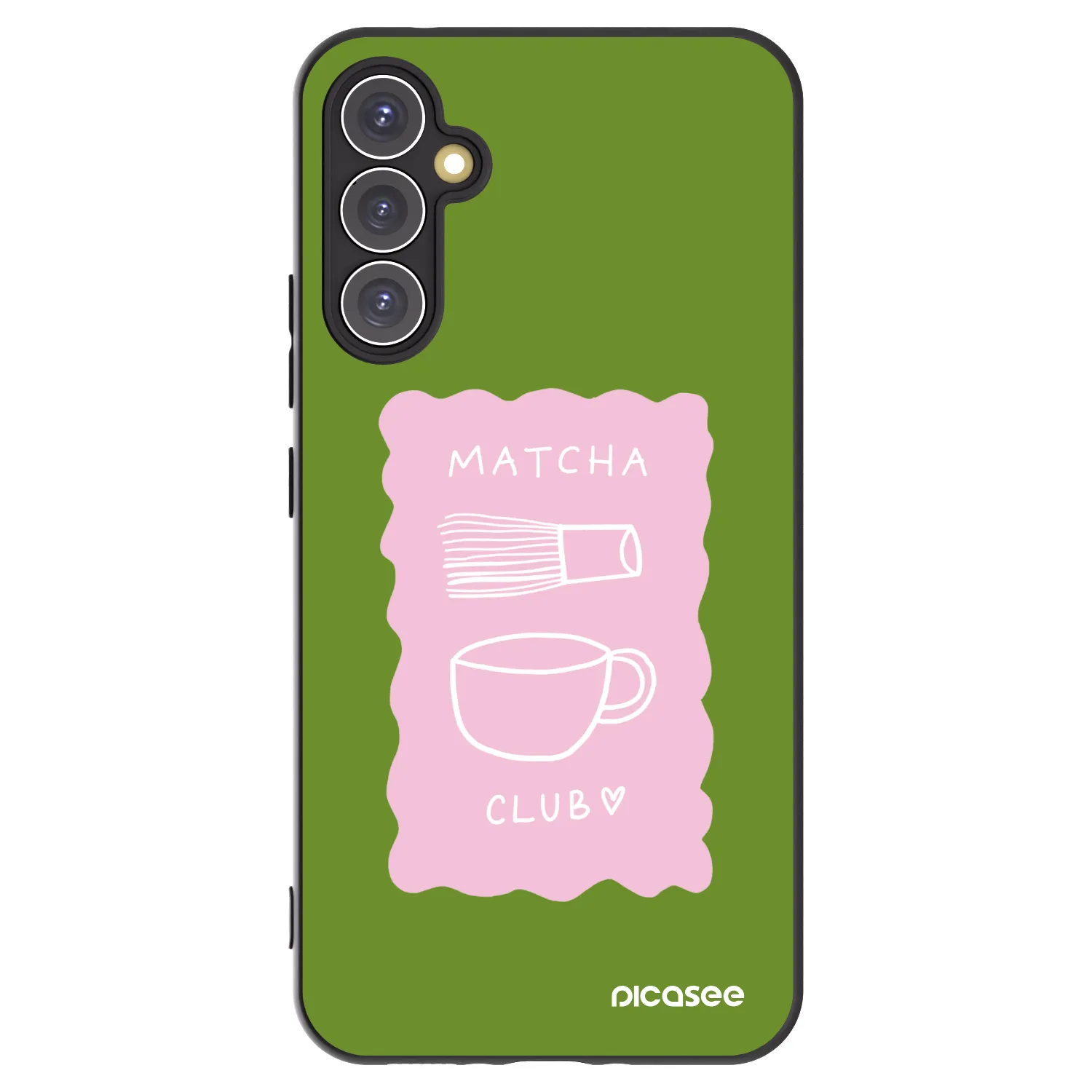 Picasee silikonski črni ovitek za Samsung Galaxy A34 5G A346B - Matcha club