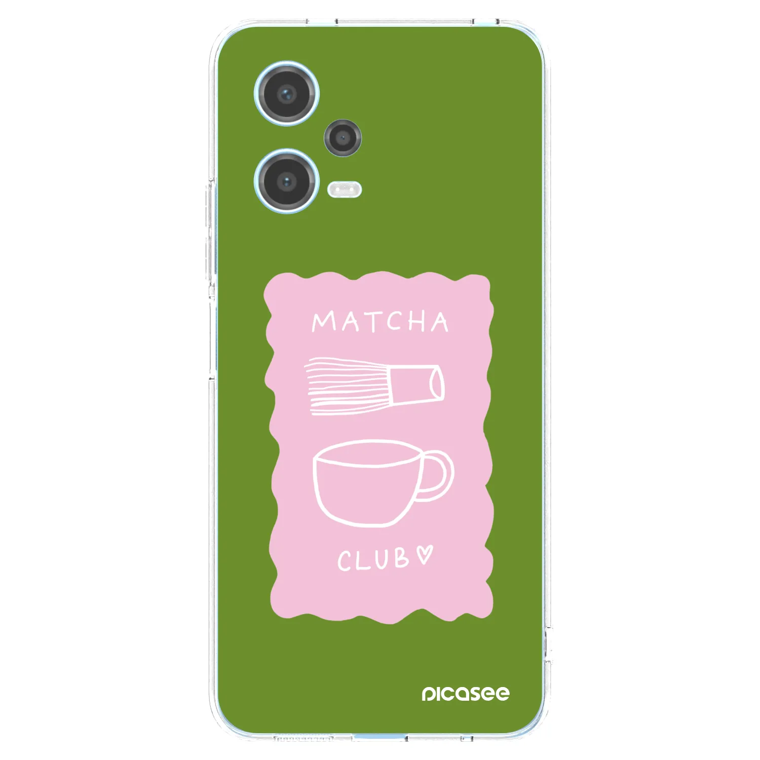 Picasee silikonski prozorni ovitek za Xiaomi Redmi Note 12 5G - Matcha club