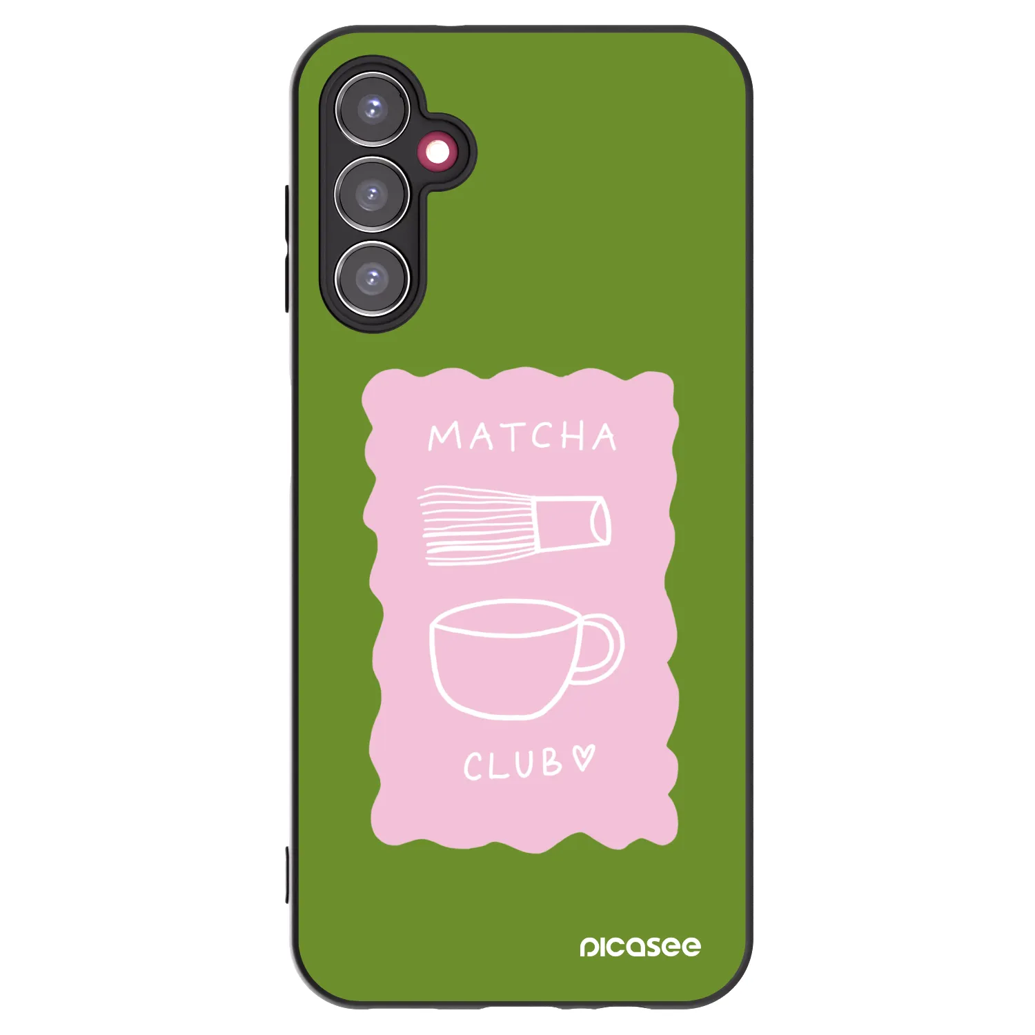 Picasee silikonski črni ovitek za Samsung Galaxy A14 4G A145R - Matcha club