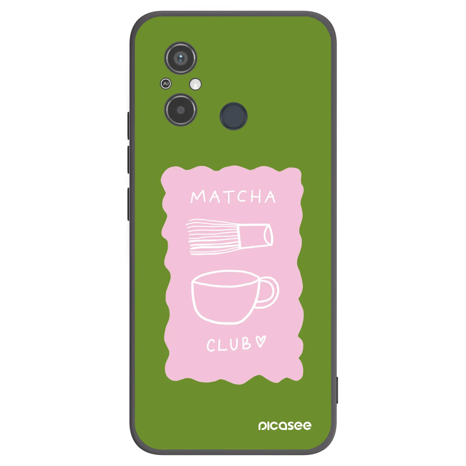 Picasee silikonski črni ovitek za Xiaomi Redmi 12C - Matcha club