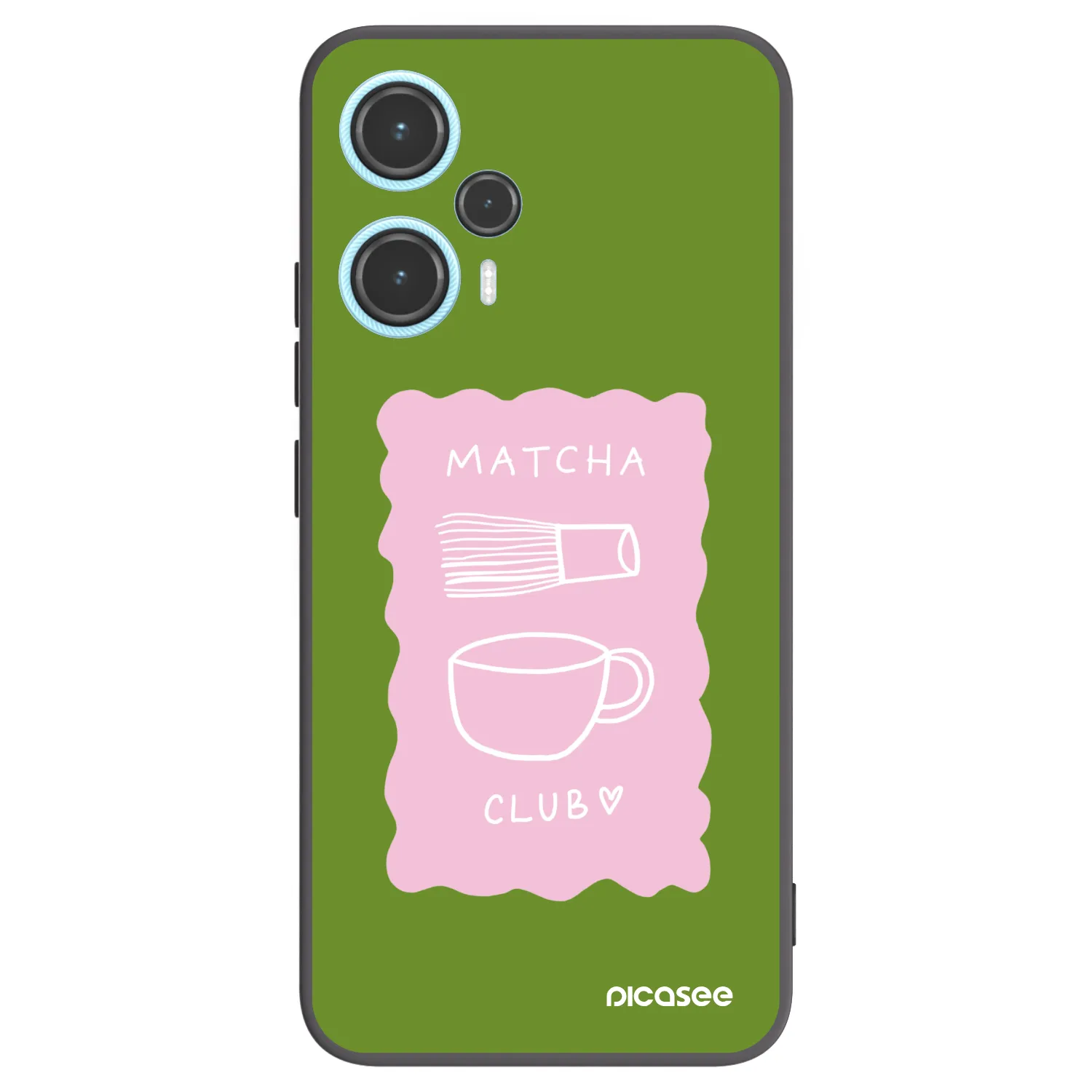 Picasee silikonski črni ovitek za Xiaomi Poco F5 - Matcha club