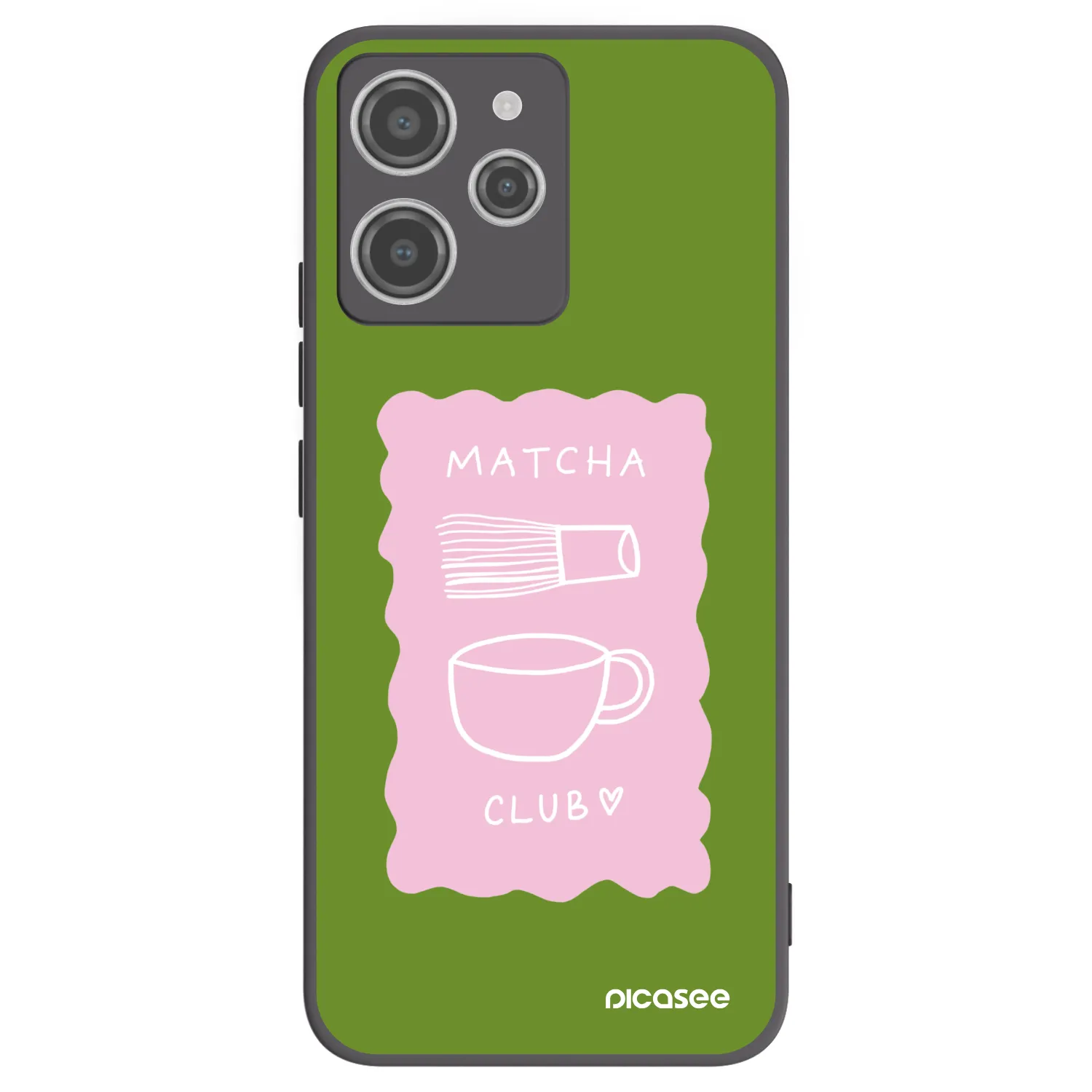 Picasee silikonski črni ovitek za Xiaomi Redmi 12 4G - Matcha club
