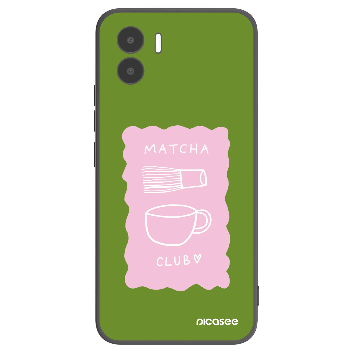 Picasee silikonski črni ovitek za Xiaomi Redmi A2 - Matcha club
