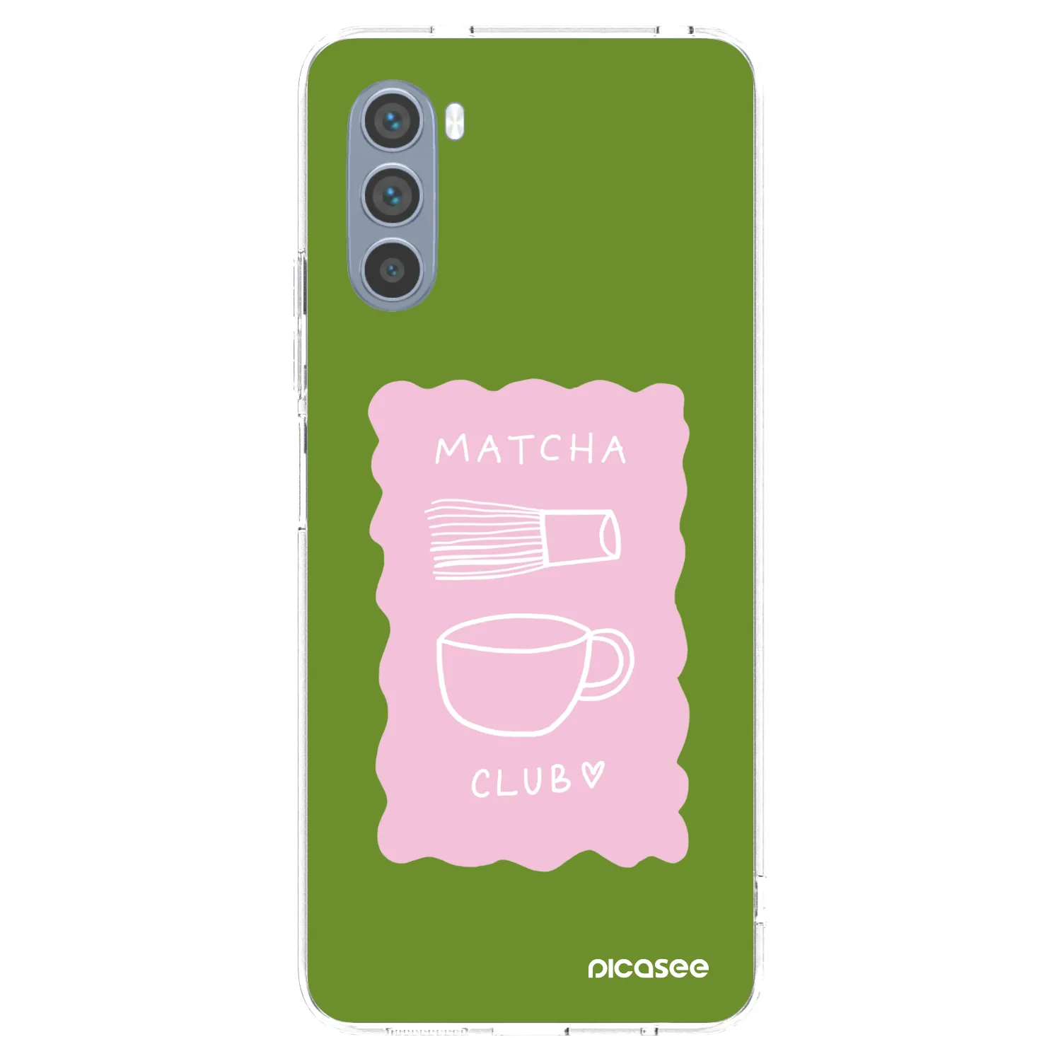 Silikonski prozorni ovitek za Motorola Moto G62 - Matcha club