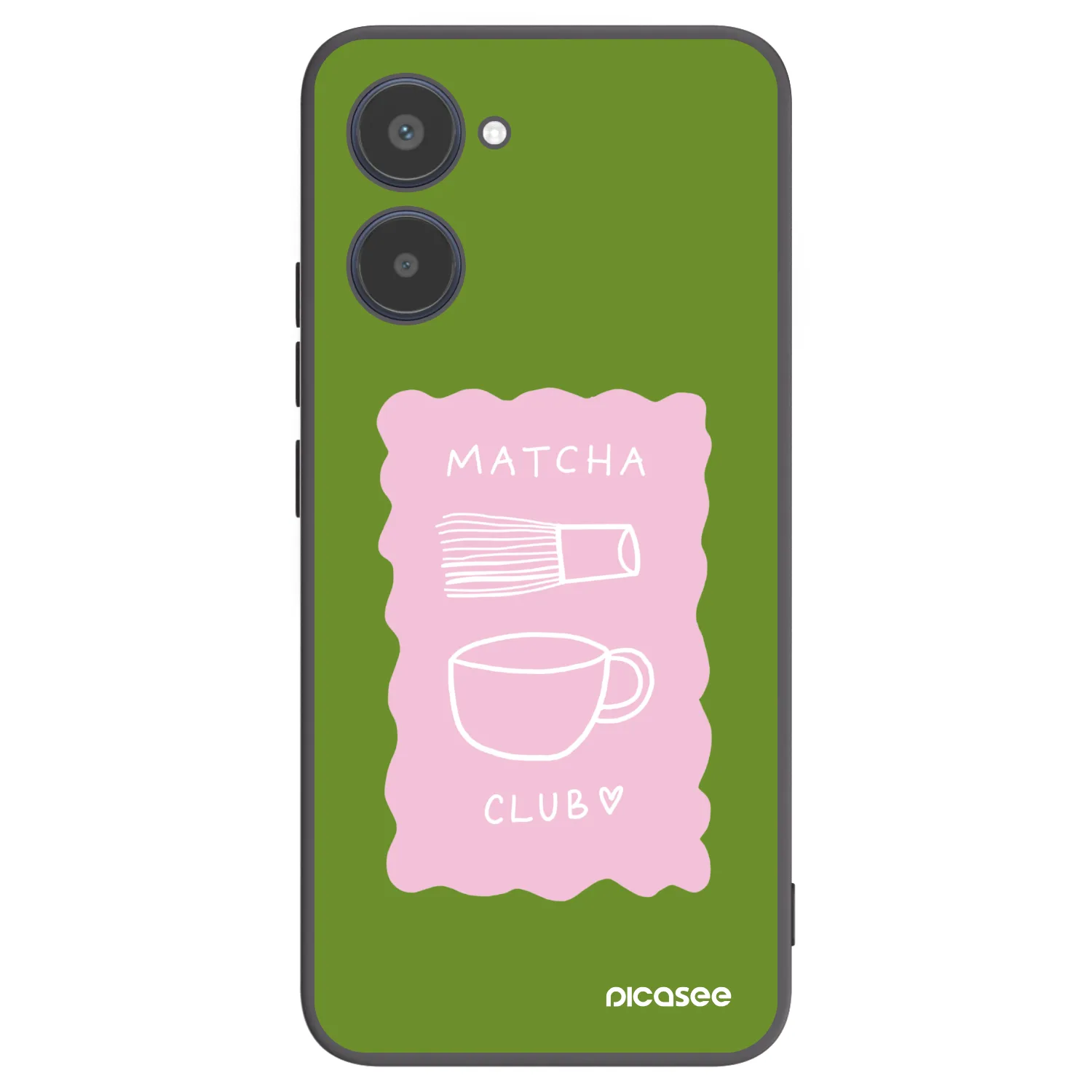 Picasee silikonski črni ovitek za Realme 10 4G - Matcha club