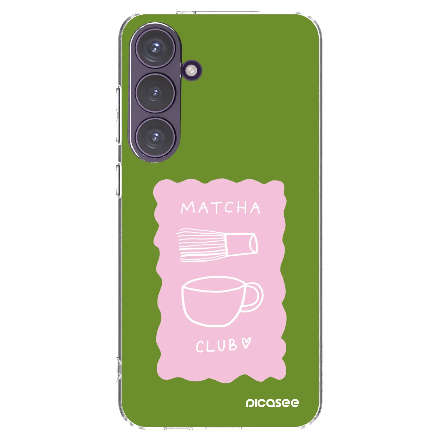 Picasee silikonski prozorni ovitek za Samsung Galaxy S24+ S926B 5G - Matcha club