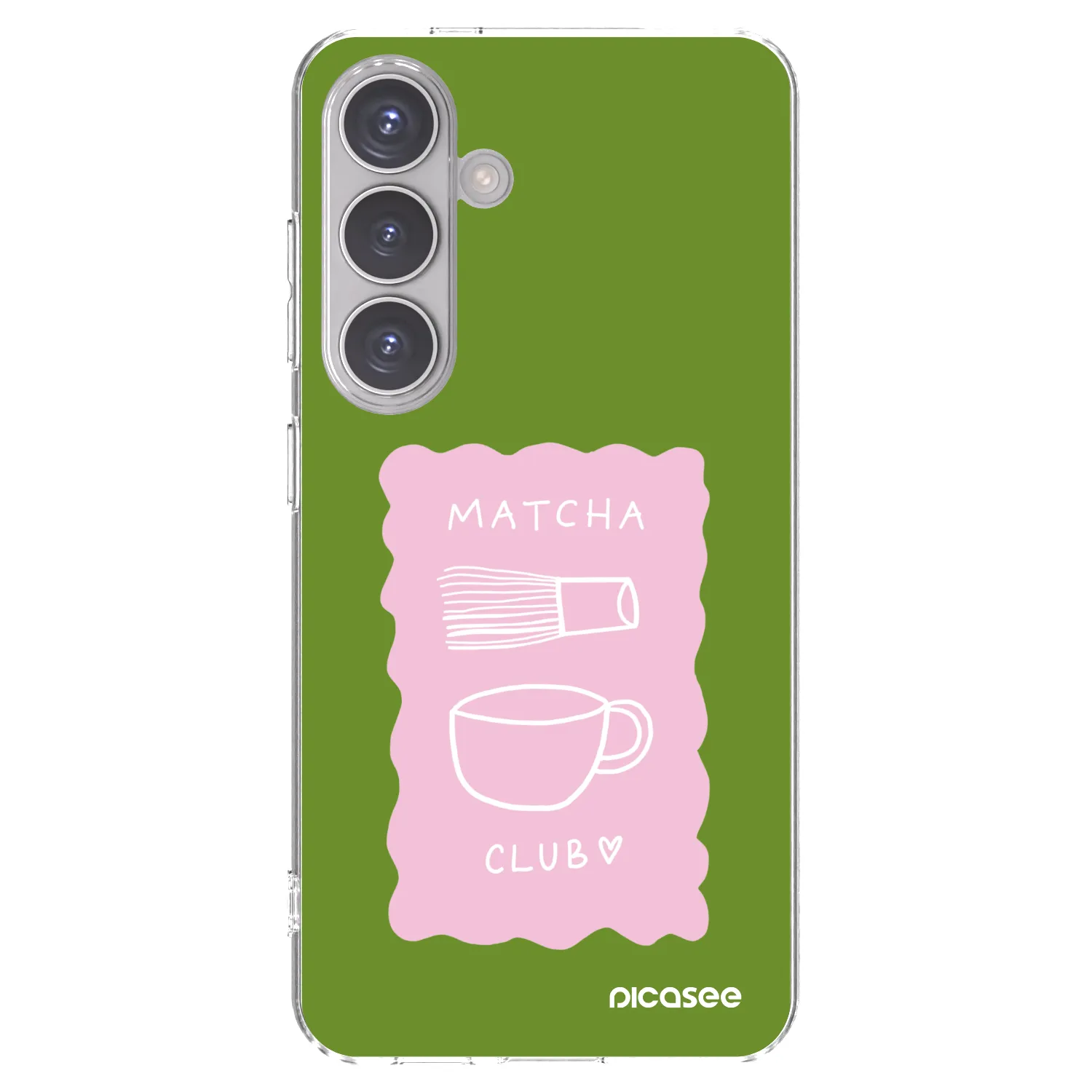 Picasee silikonski prozorni ovitek za Samsung Galaxy S24 S921B 5G - Matcha club