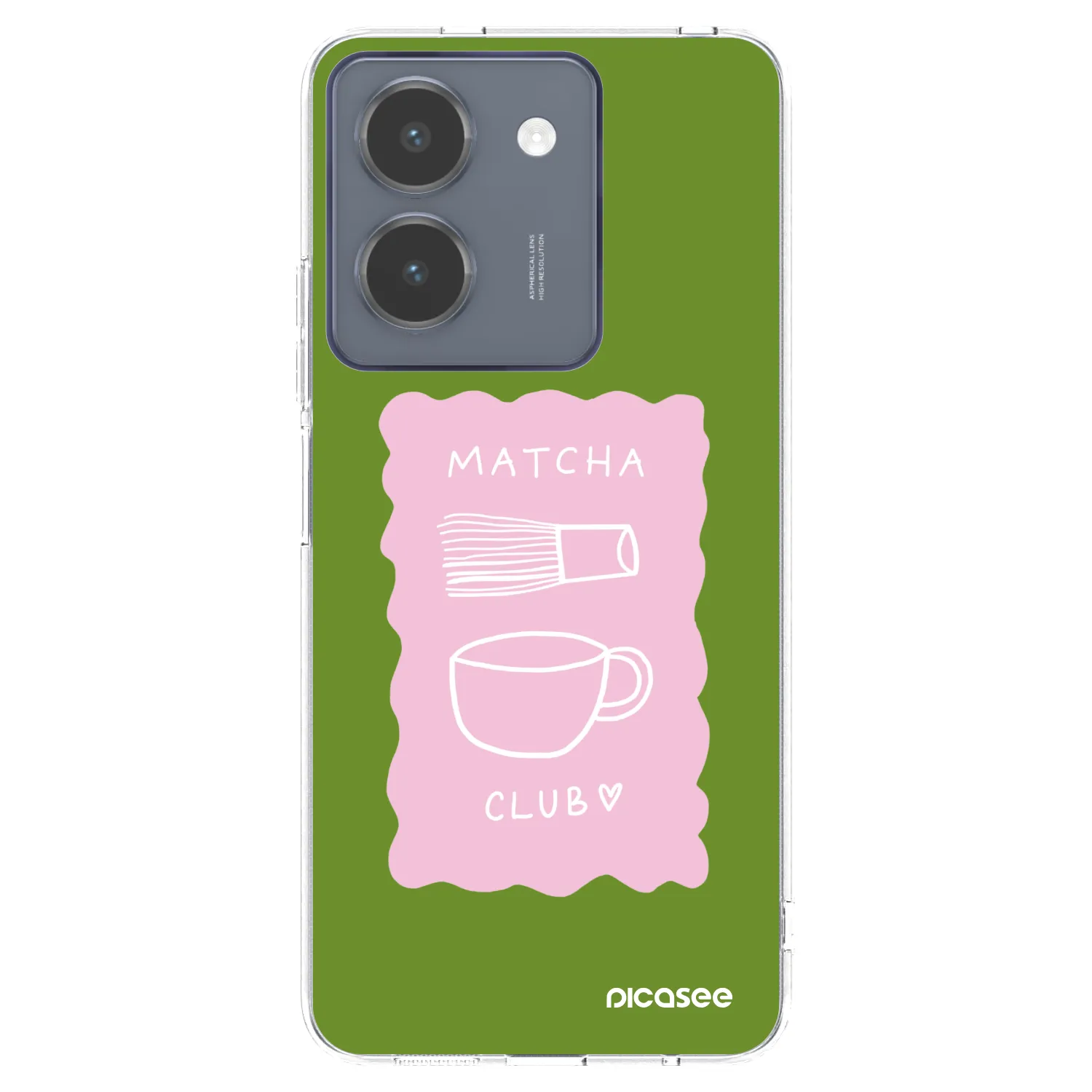 Picasee silikonski prozorni ovitek za Vivo Y36 4G - Matcha club