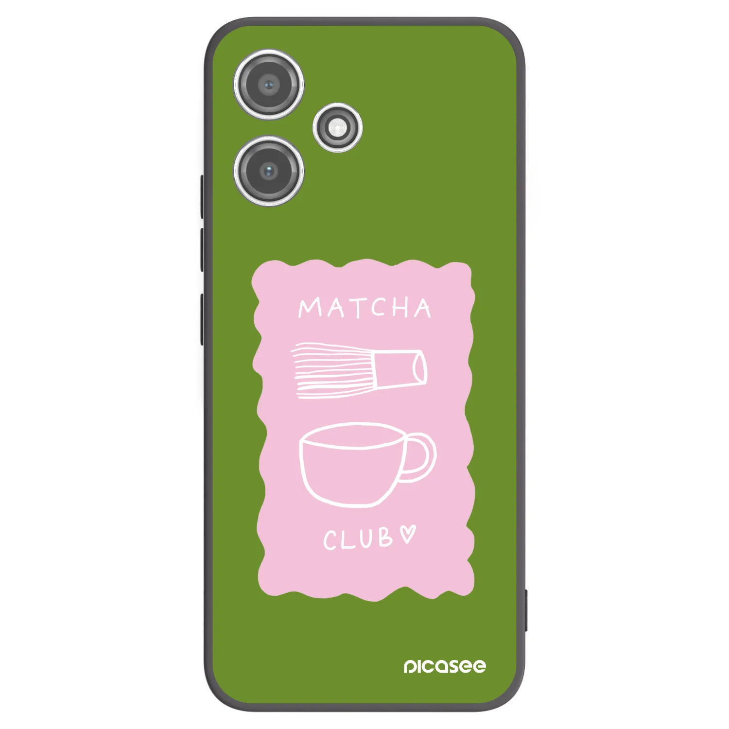 Picasee silikonski črni ovitek za Xiaomi Redmi 12 5G - Matcha club