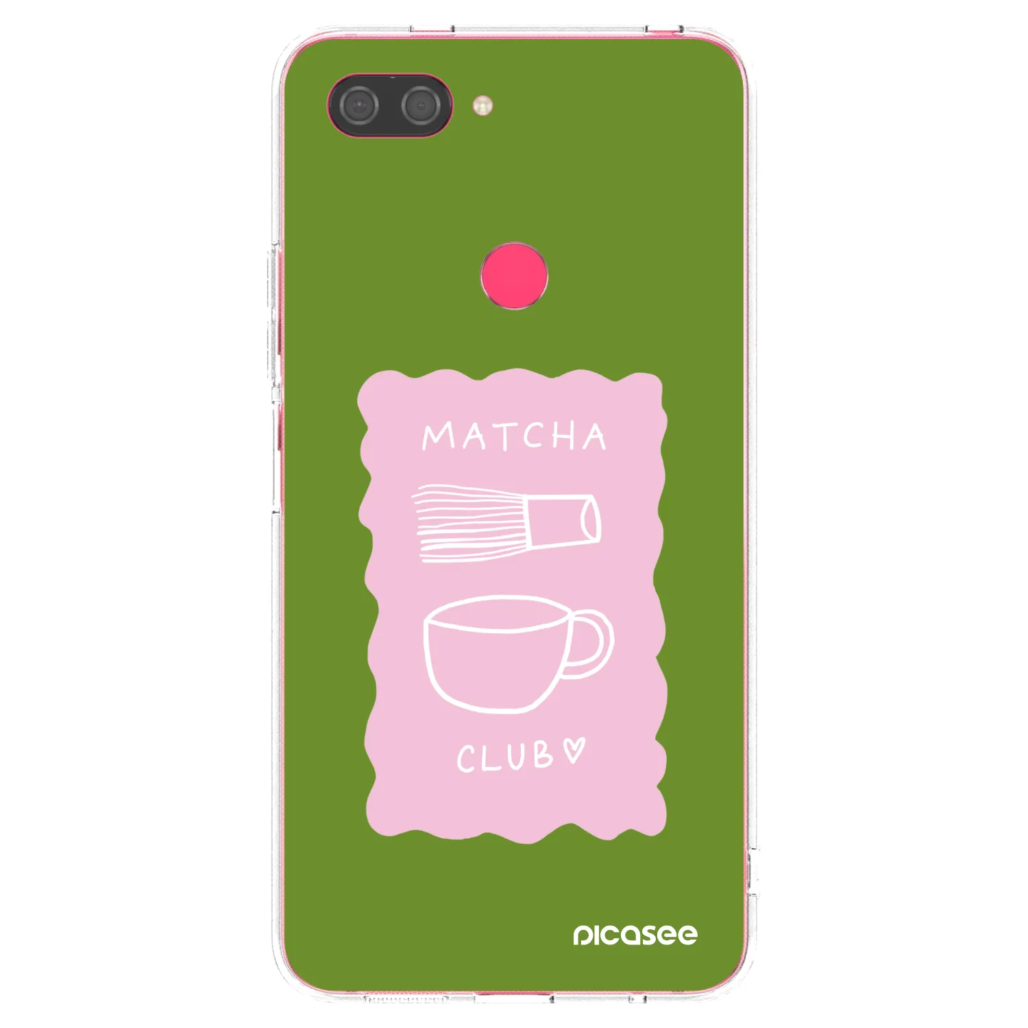 Picasee silikonski prozorni ovitek za Xiaomi Mi 8 Lite - Matcha club