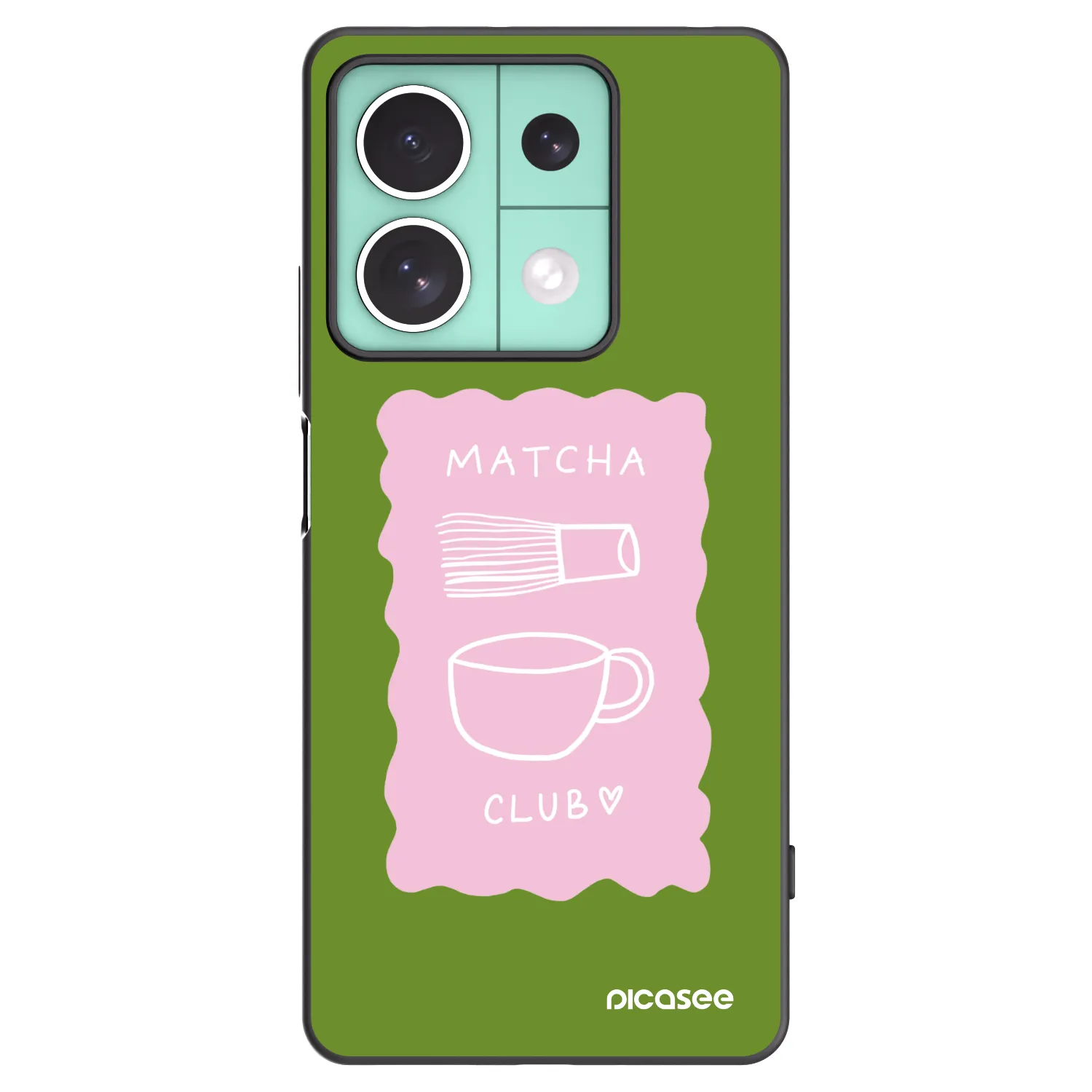 Picasee silikonski črni ovitek za Xiaomi Redmi Note 13 5G - Matcha club