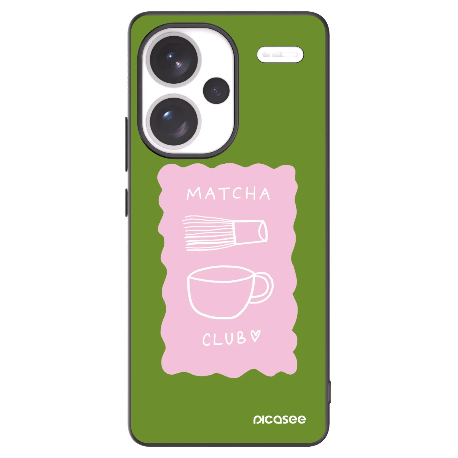 Picasee silikonski črni ovitek za Xiaomi Redmi Note 13 Pro+ 5G - Matcha club