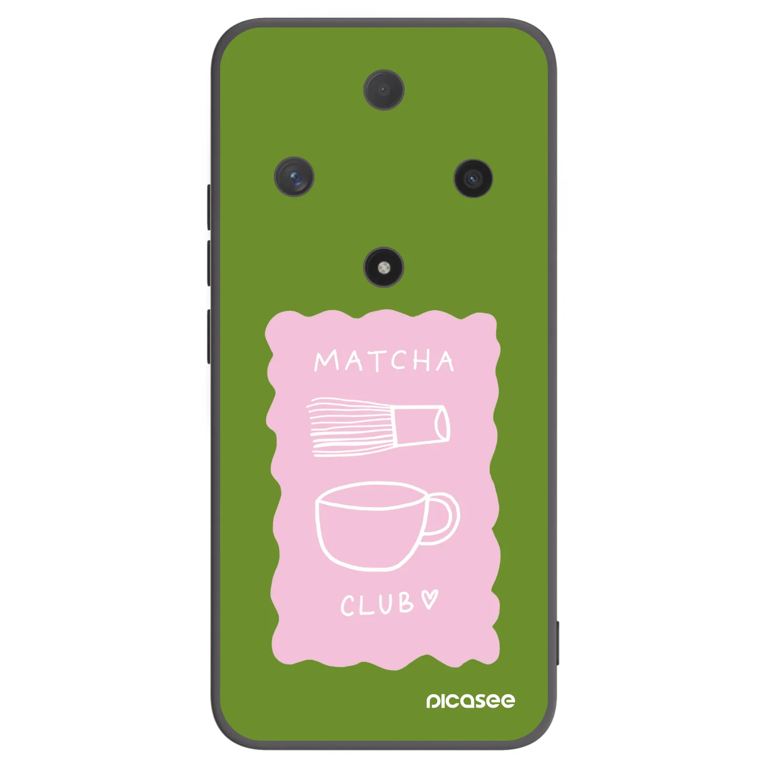Picasee silikonski črni ovitek za Honor Magic6 Lite 5G - Matcha club